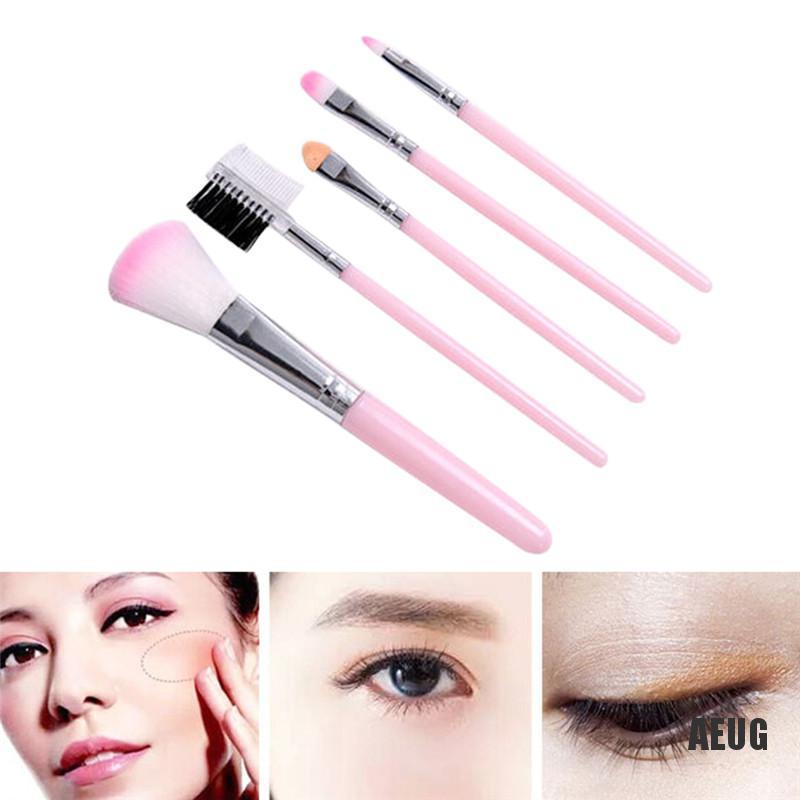 [Hàng mới về] Bộ 5 cọ trang điểm chuyên nghiệp cho nữ