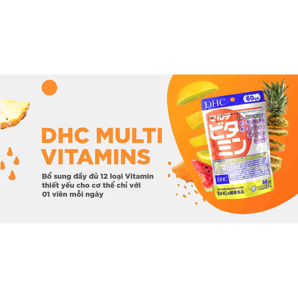 Viên uống vitamin tổng hợp DHC Multi Vitamins Nhật Bản