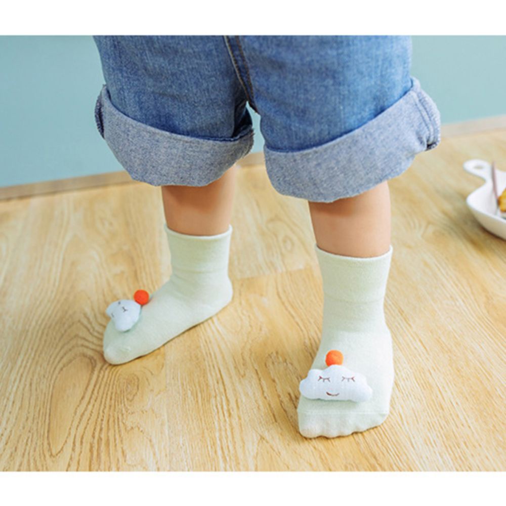 Tất chống trượt họa tiết 3D cho bé từ 0-3 tuổi