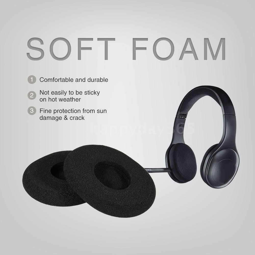 ☆Replacement Earpads Ear Pad Cushion Soft Foam for Logitech H800 H 800 Wireless Headphone Earphone