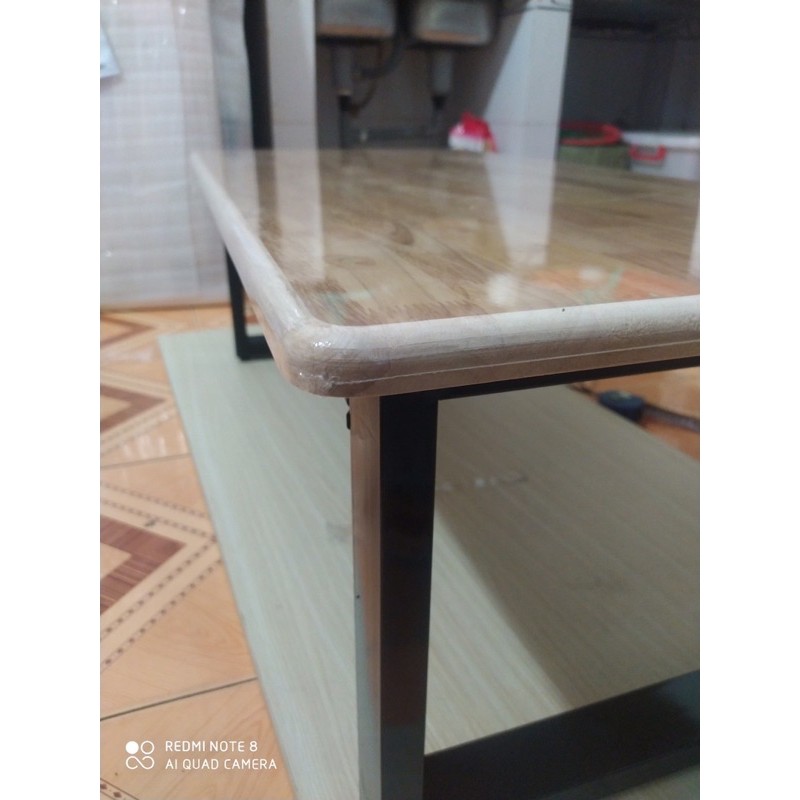 Bàn bệt, bàn làm việc, bàn ăn gấp gọn  gỗ cao su, bo gốc cạnh