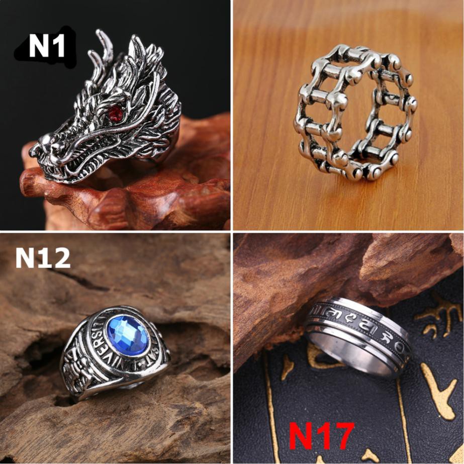 [FREESHIP 50k] Nhẫn Nam Độc Đáo Titanium