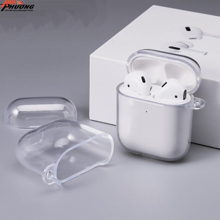 Case Airpods 1/2/Pro/3 TRONG SUỐT, chất liệu Silicon dẻo dai Giá Rẻ