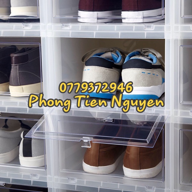 Hộp đựng giày - sneaker box .