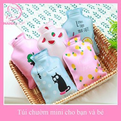 Túi chườm nóng lạnh giảm đau bụng kinh, túi chườm giữ ấm hạ sốt 900ml SHOP10K - SP004093