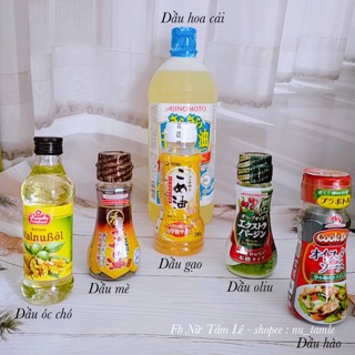 Các loại dầu hữu cơ cho bé ăn dặm