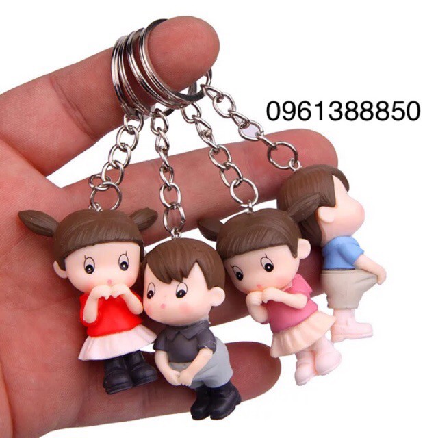 Móc khoá cặp dễ thương trai gái