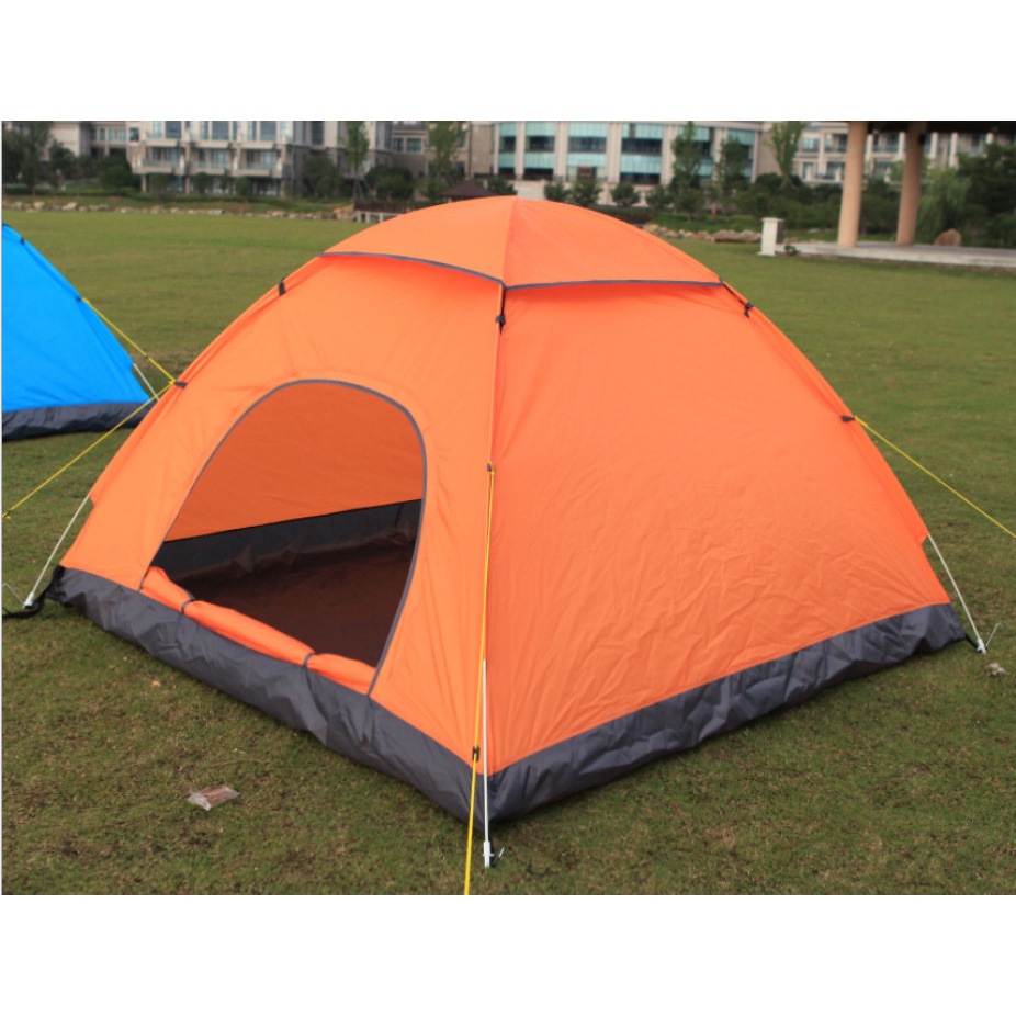 Lều cắm trại, lều phượt du lịch 2 -3-4-5 người cao cấp cửa 2 lớp chống thấm nước, chống muỗi, dễ dàng gấp gọn tiện lợi