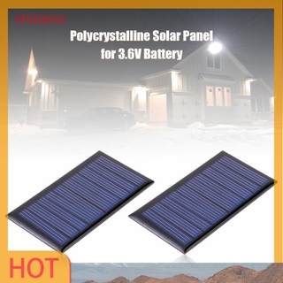 （ʚshibelss）0.3W 5V 60mA Solar Panel Polycrystalline Solar Cell Panel for 3.6V Battery