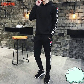 [ HOT TẶNG VÒNG TAY] Đồ bộ nam, đồ bộ thể thao nam, set đồ bộ áo hoodie chất nỉ bông đẹp, hình thật hàng thật 100%