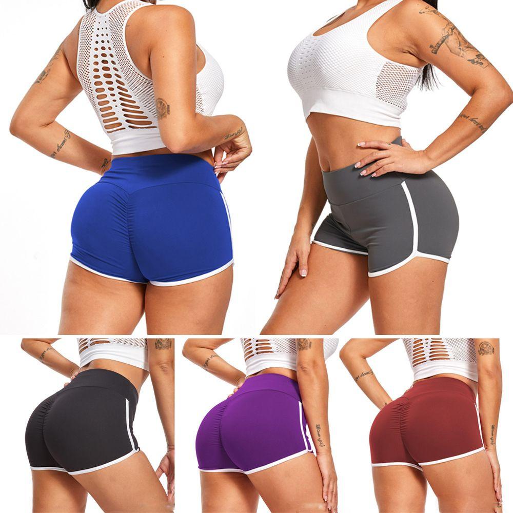 LET Quần Short Thể Thao Nâng Hông Lưng Cao Năng Động Thời Trang
