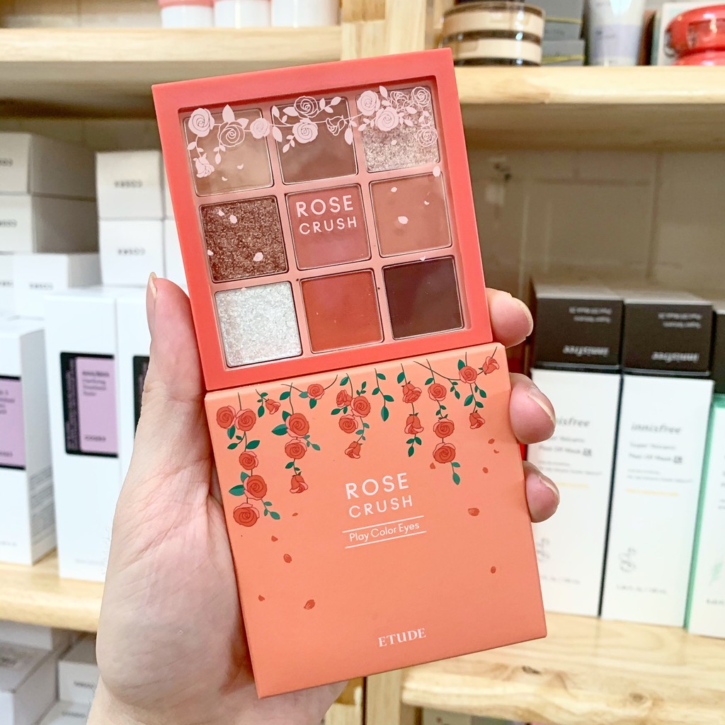 Bảng phấn mắt 9 ô ET House Rose Crush Play Color Eyes