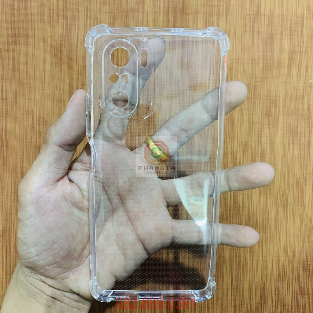 Ốp lưng Xiaomi redmi K40 / K40 pro 5G / Xiaomi 11i / Poco F3 chống sốc có lỗ bảo vệ camera dẻo trong