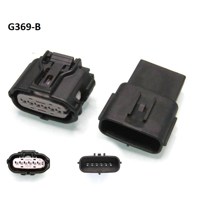 G369-Giắc cắm phù hợp với đầu dò mắt điện radar lùi xe Toyo Lexus 6 lỗ 0.6mm