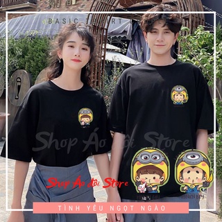áo đôi nam nữ chất đẹp [GIÁ HS-SV] form unisex phù hợp cho tình nhân, bạn thân,LGBT, HÌNH IN KHÔNG TRÓC