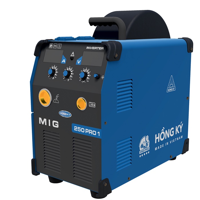 Máy Hàn Mig HỒNG KÝ MIG 250 PRO 1-Mig Hồng Ký Dùng Điện 220V