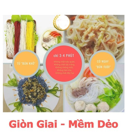 Bún khô quỳnh côi / bún tươi Safoco  300G / Mềm dai tuyệt hảo/ Từ gạo ngon thái bình / Đặc sản thái bình