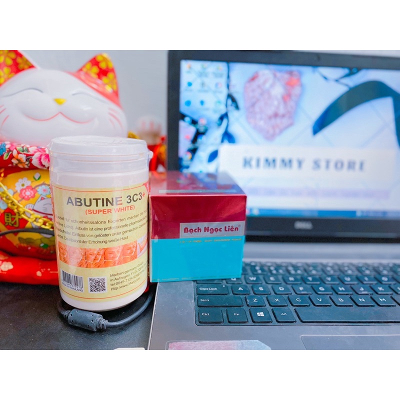 combo kem dưỡng bạch ngọc liên + Abutine 3c3 lớn 500g