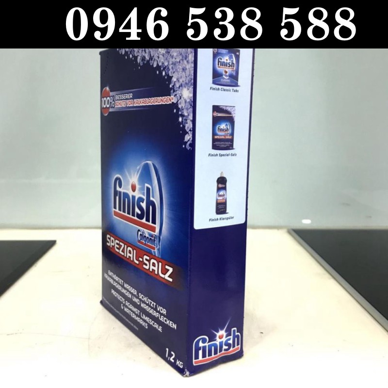 Combo 2 gói Muối rửa bát Finish 1.2kg