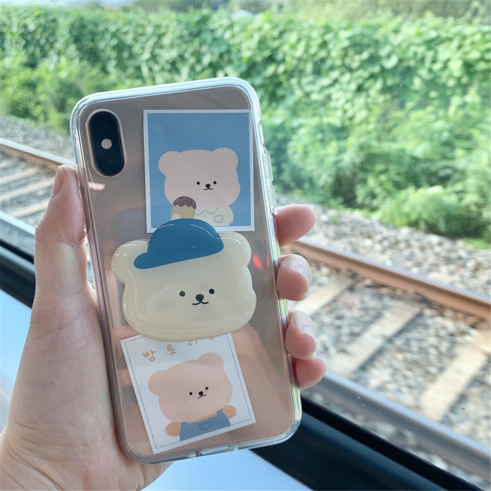 Cute Bear Waterproof Stickers Notebook Tablet Suitcase Phone Case  Student Hand Account Material