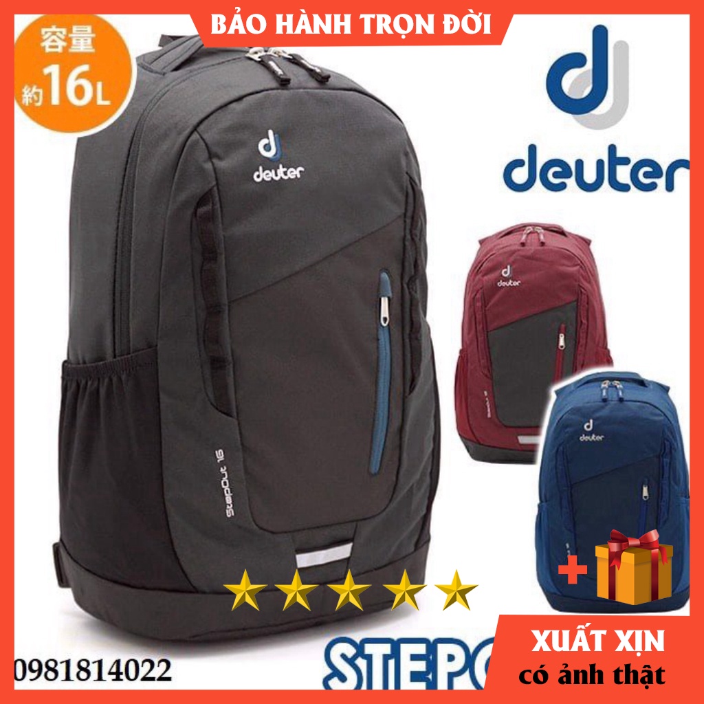 Balo du lịch Deuter stepout 16 hàng cao cấp BẢO HÀNH TRỌN ĐỜI - hiking trekking