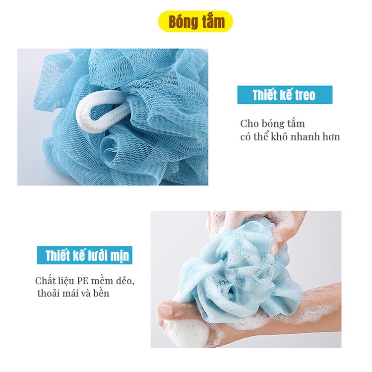 Bộ Găng Tay kỳ  ghét Set 3 Miếng ，Bong tắm, Găng Tay tẩy tế bào chết ,Găng Tay kỳ lưng. Dưỡng ẩm cho da