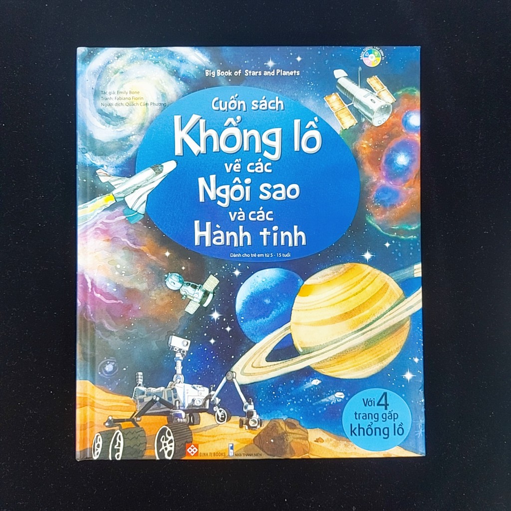 Sách - Cuốn sách khổng lồ về các ngôi sao và các hành tinh (dành cho bé 2-12 tuổi)