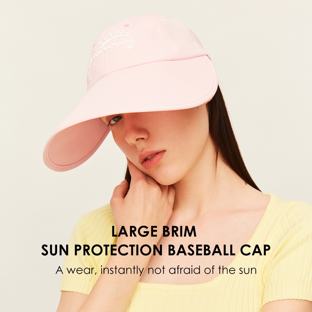 OhSunny Mũ che nắng chống tia UV UPF50+ vành rộng phong cách mùa hè