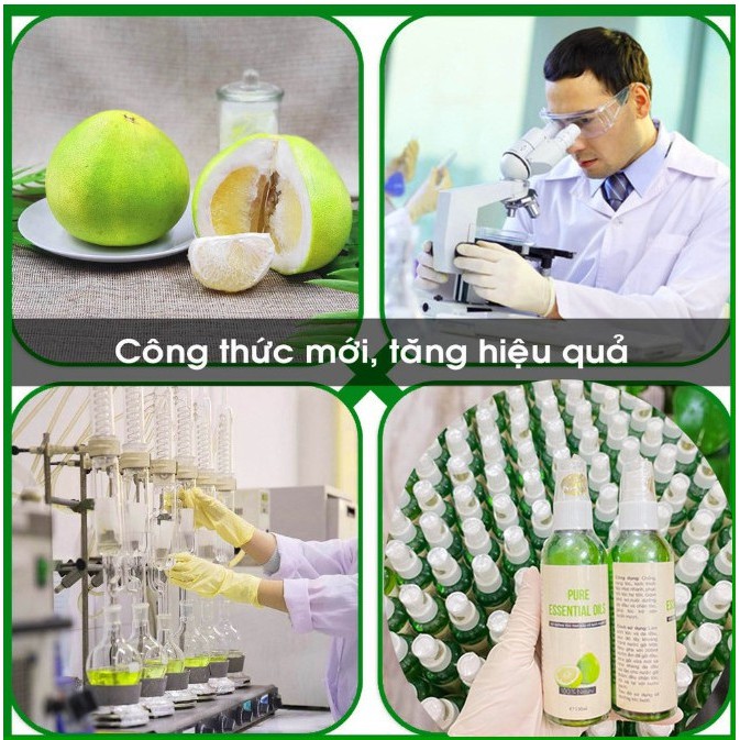 Tinh dầu xịt bưởi Pomelo kích mọc tóc, ngăn rụng tóc