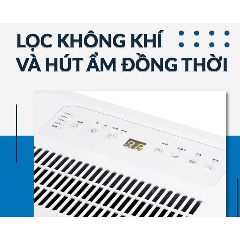Máy hút ẩm thương hiệu Đức KOSMEN, sấy quần áo, khử mùi, diệt khuẩn, thanh lọc không khí, chính hãng