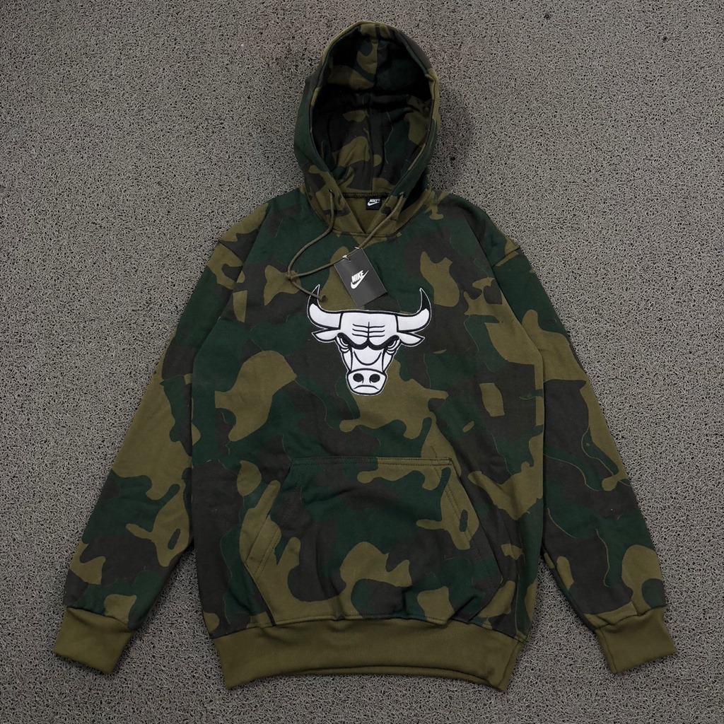 Áo Khoác HOODIE NIKE X CHICAGO BULLS CAMO Cao Cấp
