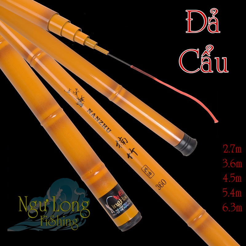 Cần câu cá - Cần câu tay Đả Cẩu thu gọn 60cm câu đơn rô phi, câu các loại cá CĐ-5