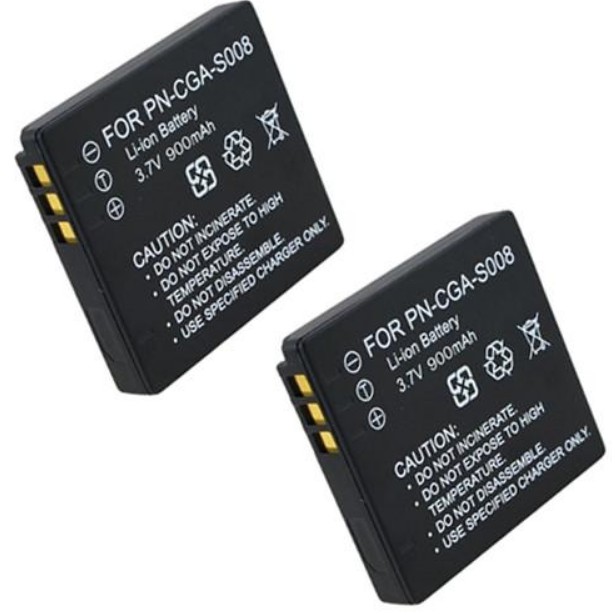 Pin thay thế pin máy ảnh Panasonic CGA-S008/DMW-BCE10