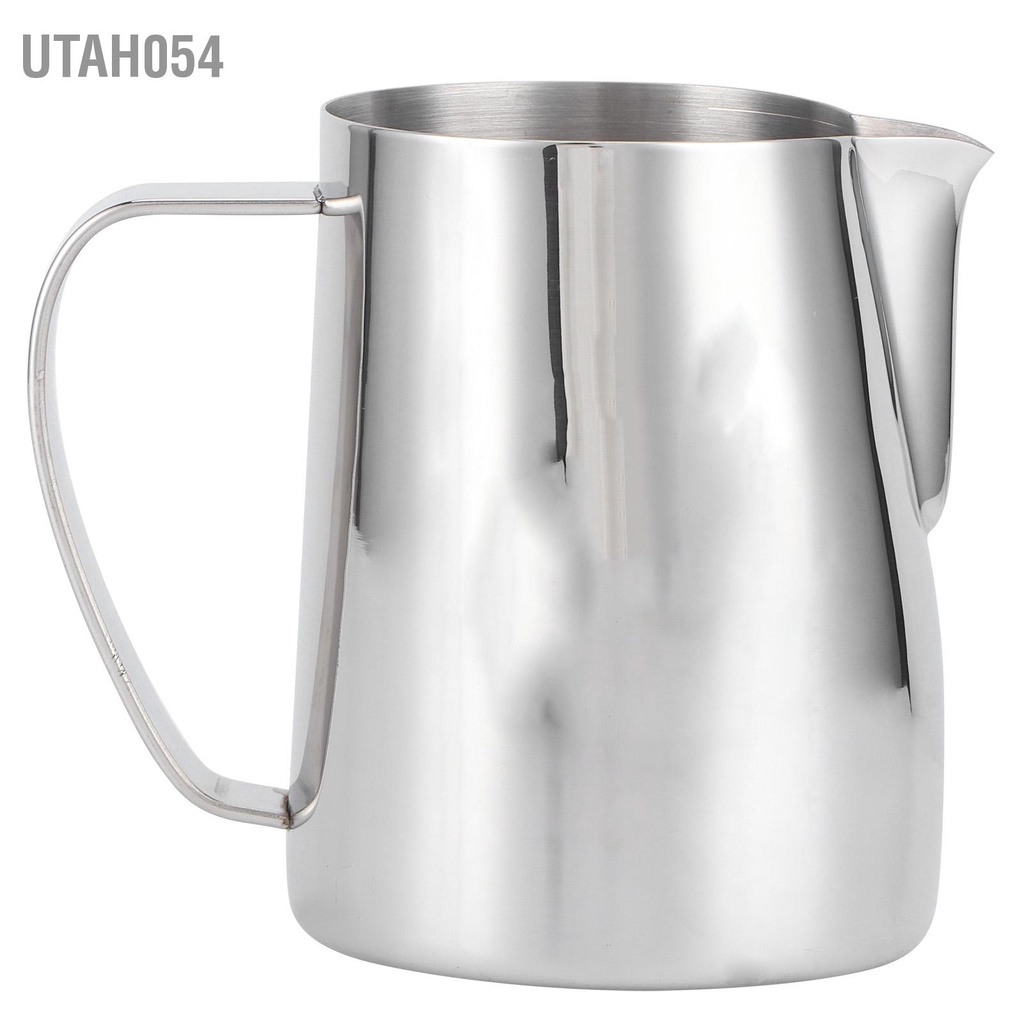 [Hàng Sẵn] Ca Đánh Sữa 600ml 304 Thép không gỉ dùng pha cà phê đa năng tiện dụng【Utah054】