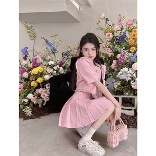 (ORDER) Set trang phục tweed tiểu thư cao cấp