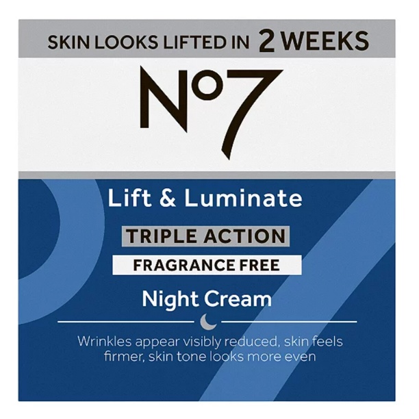 No7 - Kem & Serum dưỡng chống lão hóa - Lift & Luminate Triple Action