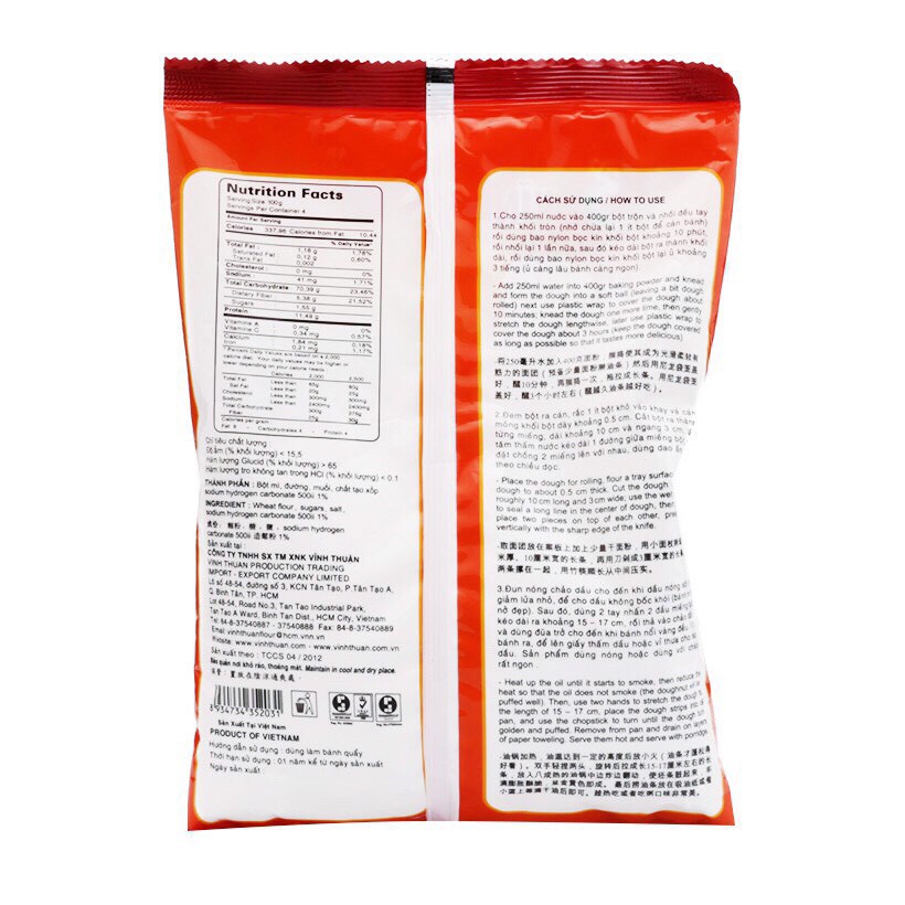 Bột Bánh Quẩy Vĩnh Thuận (400g)