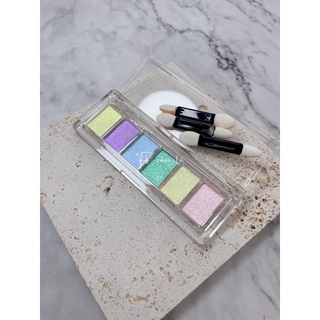 bột nén tráng gương trang trí nail