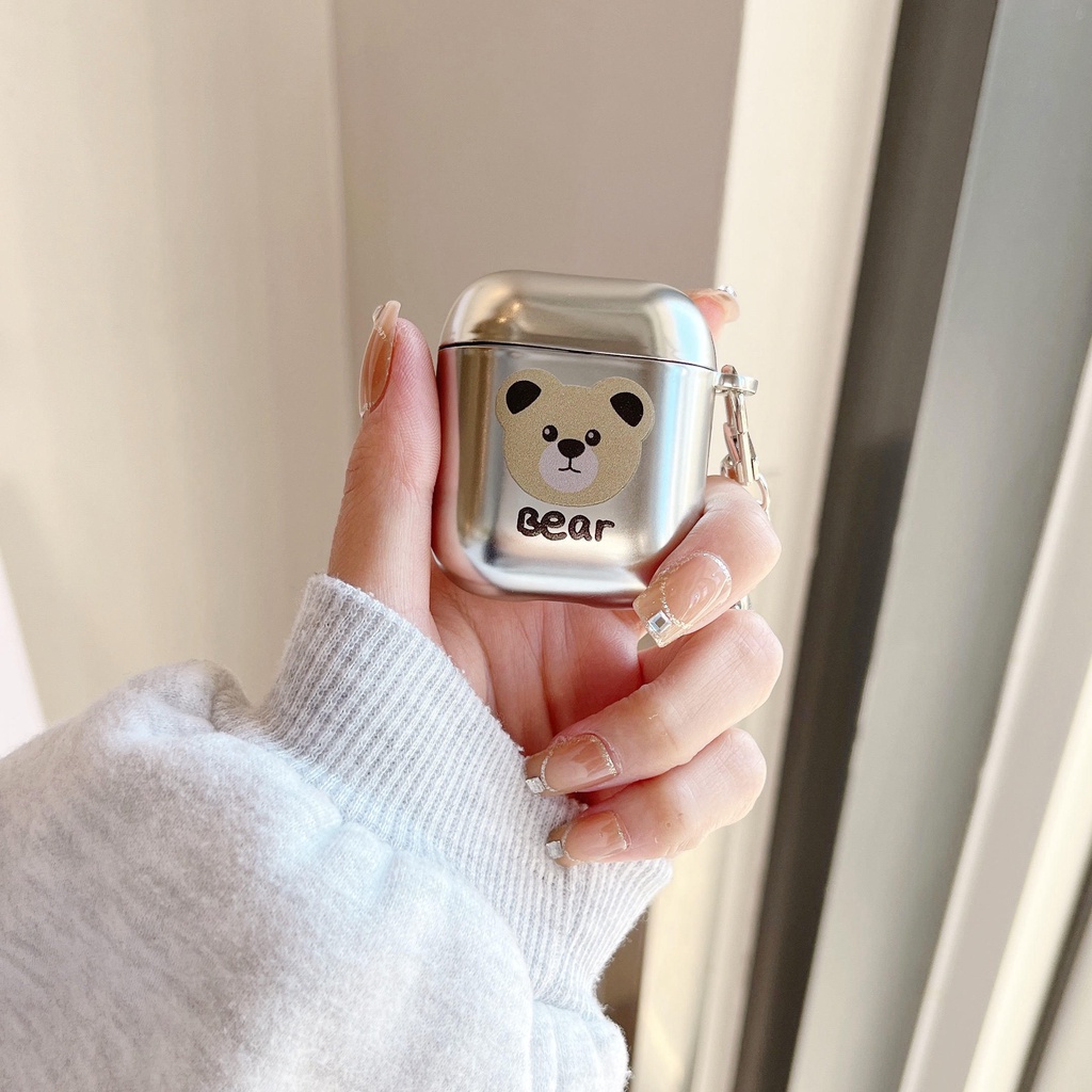 Ốp Bảo Vệ Hộp Đựng Tai Nghe compatible AirPods 3 / 3 / 3Dr) 2021 Curcompatible AirPods3 / compatible AirPods2gen Chất Lượng