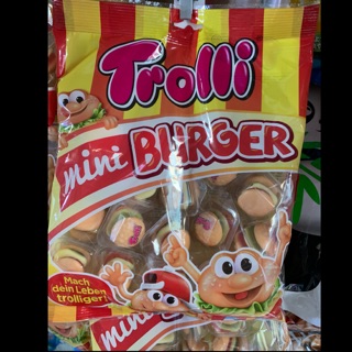 Kẹo dẻo Trolli Burger mini – gói 170gr