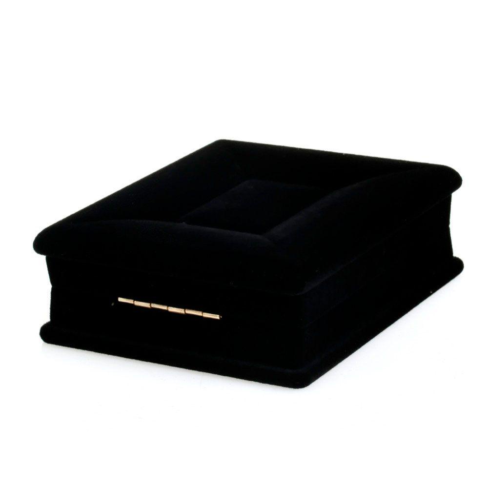 ANEMONE Hộp Nhung Đựng Trang Sức Đính Hôn Thiết Kế Đơn Giản Thời Trang