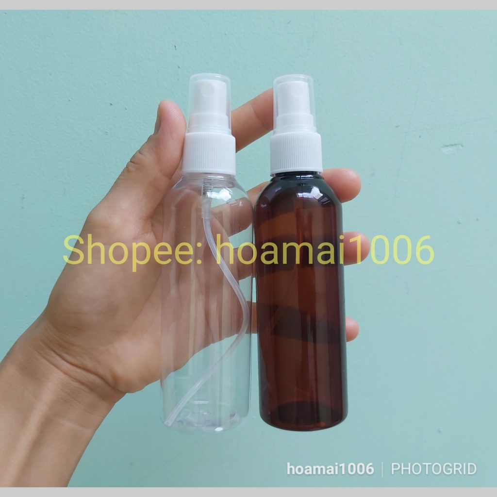 CHAI NHỰA PET VÒI PHUN SƯƠNG 100ML (Bình xịt phun sương)