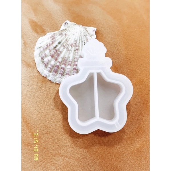 Khuôn silicon làm handmade resin shaker hình sao biển