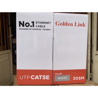 CÁP MẠNG GOLDEN LINK UTP CAT 5E 305M (MÀU CAM/TRẮNG)
