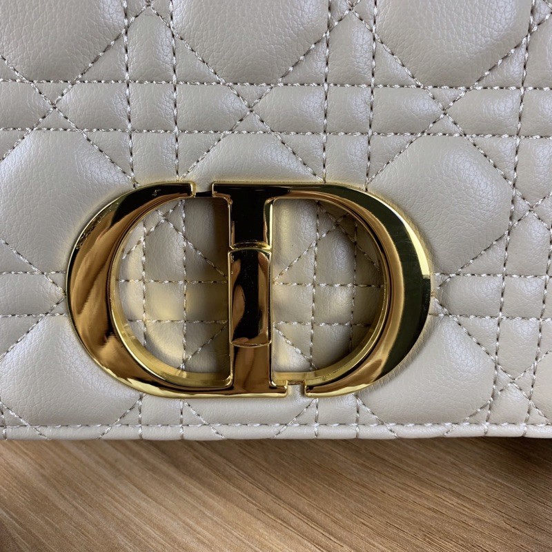 Túi xách Dior Caro màu nude size 20cm
