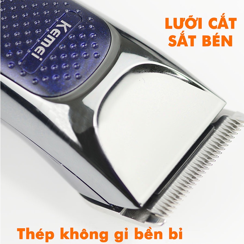 Tông đơ cắt tóc Kemei KM-5020 cắt tóc trẻ em và người lớn sử dụng gia đình, tông đơ cắt tóc không dây chính hãng