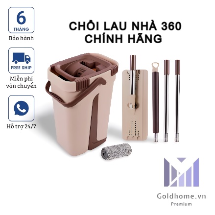 Bộ Cây Lau Nhà Thông Minh - Chổi Lau Nhà Tự Vắt 360 Độ Chính Hãng Cao Cấp