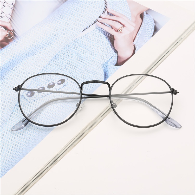 Kính Tròn Nobita Giả Cận Gọng Kim Loại Chắc Chắn D99