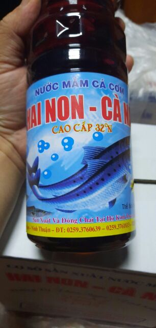 Combo 3 chai loại 1 lít 32 độ đạm (nước mắm hai non cà ná)