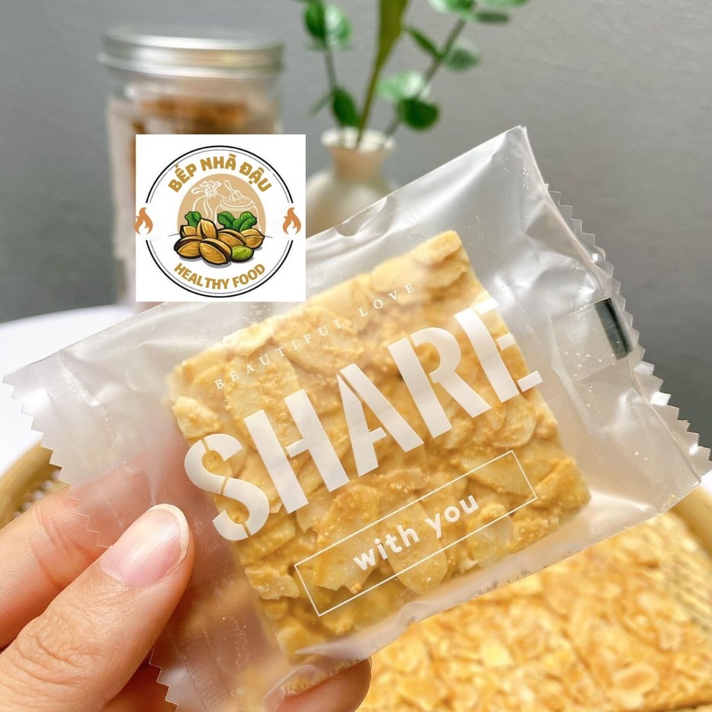 Bánh Ngói Hạnh Nhân (100g - 250g)-Bánh Hạnh Nhân lát ăn kiêng, KETO, người tiểu đường có thể dùng được